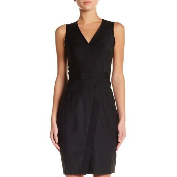 BNWT TED BAKER LONDON TIORNAD SLEEVELESS RIBBON BLACK DRESS - Picture 2 of 13
